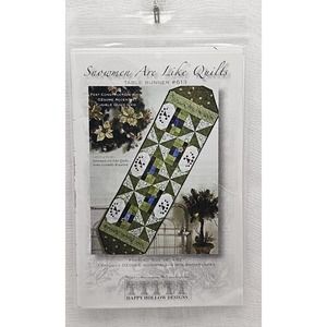 Snowmen are Like Quilts Table Runner 613 18x62 Accents included UNCUT